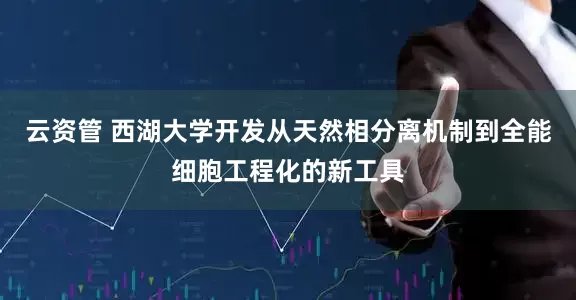 云资管 西湖大学开发从天然相分离机制到全能细胞工程化的新工具